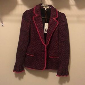 NWT LOVESHACKFANCY Tweed Blazer